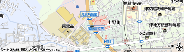 尾鷲総合病院周辺の地図