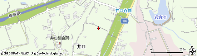 徳島県美馬市脇町井口297周辺の地図