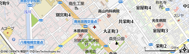 株式会社藤高　整経準備部周辺の地図