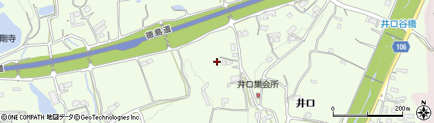 徳島県美馬市脇町井口680周辺の地図