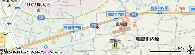 メガネ池田　鴨島店周辺の地図