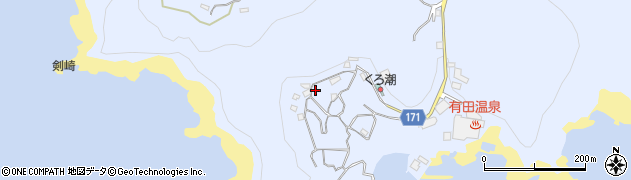 和歌山県有田市宮崎町1701周辺の地図