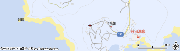 和歌山県有田市宮崎町1700周辺の地図