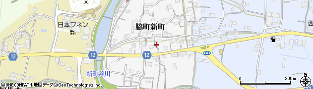 徳島県美馬市脇町新町周辺の地図