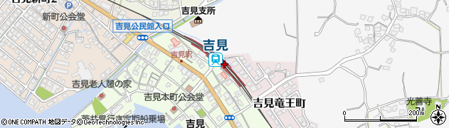 吉見駅周辺の地図