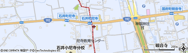 徳島県徳島市国府町観音寺675周辺の地図