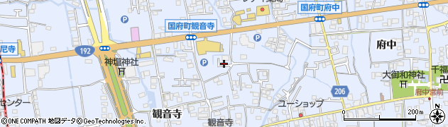 徳島県徳島市国府町観音寺136周辺の地図