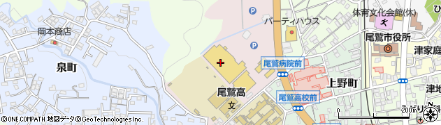 コメリホームセンター　尾鷲店周辺の地図