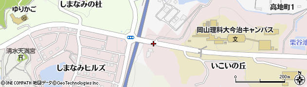 西瀬戸自動車道（瀬戸内しまなみ海道）周辺の地図