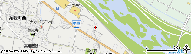 和歌山県有田市糸我町中番63周辺の地図