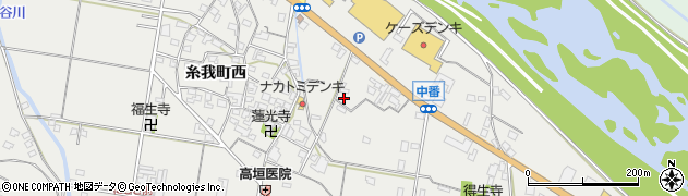 和歌山県有田市糸我町中番274周辺の地図