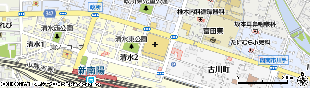 どんどん ゆめタウン新南陽店周辺の地図