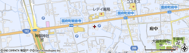 徳島県徳島市国府町観音寺142周辺の地図