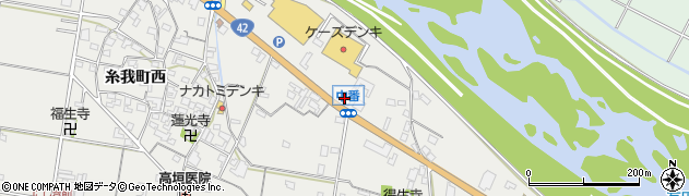 和歌山県有田市糸我町中番46周辺の地図