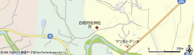 和歌山県有田郡有田川町小川2628周辺の地図