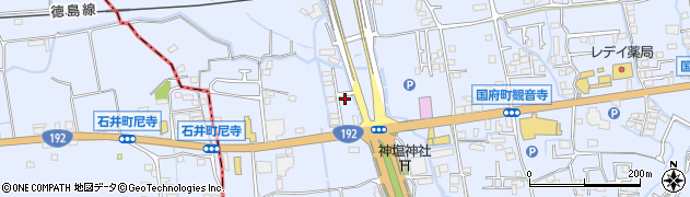 徳島県徳島市国府町観音寺641周辺の地図