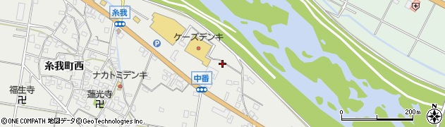 和歌山県有田市糸我町中番35周辺の地図