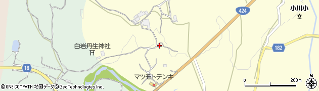 和歌山県有田郡有田川町小川89周辺の地図