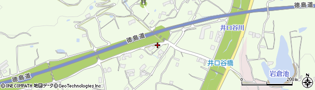 徳島県美馬市脇町井口458周辺の地図
