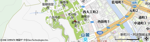 妙永寺周辺の地図