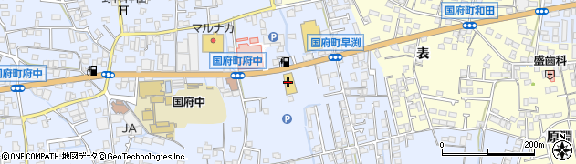 天吉うどん国府店周辺の地図