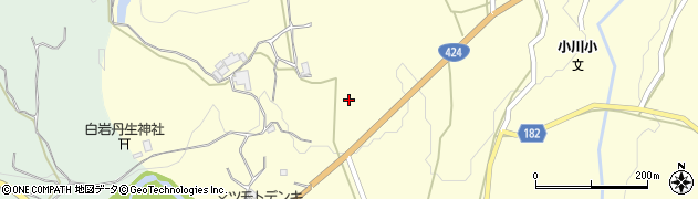 和歌山県有田郡有田川町小川148周辺の地図