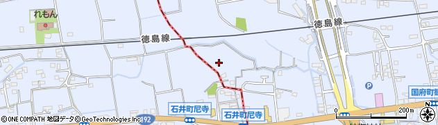 徳島県徳島市国府町観音寺703周辺の地図