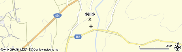 和歌山県有田郡有田川町小川606周辺の地図