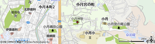 小月神社周辺の地図