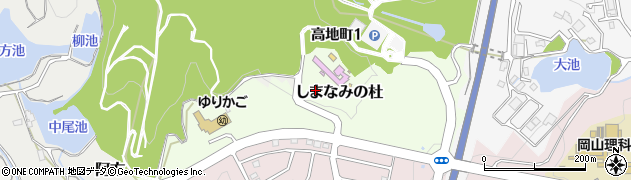 愛媛県今治市しまなみの杜周辺の地図