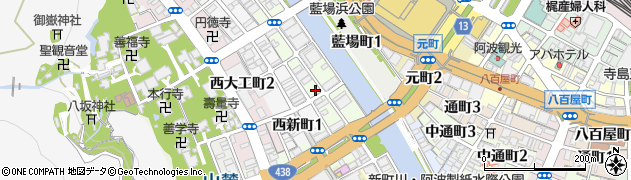 博多小町周辺の地図