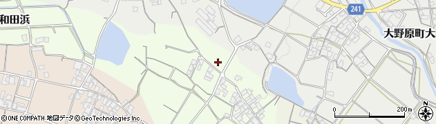香川県観音寺市豊浜町和田浜47周辺の地図