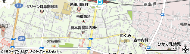 徳島電子有限会社周辺の地図