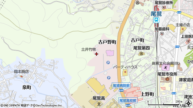 〒519-3659 三重県尾鷲市古戸野町の地図