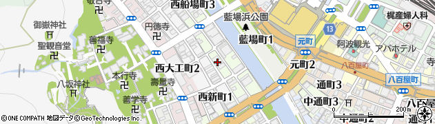財団法人徳島経済研究所周辺の地図