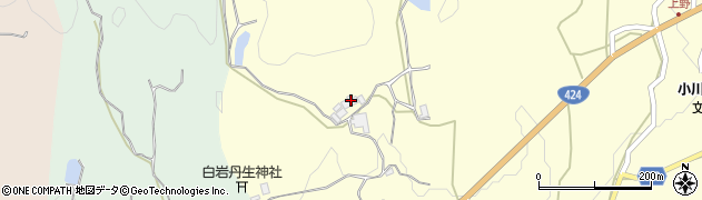 和歌山県有田郡有田川町小川2544周辺の地図