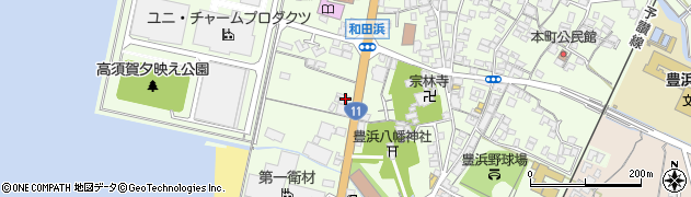 香川県観音寺市豊浜町和田浜1558周辺の地図