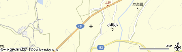 和歌山県有田郡有田川町小川252周辺の地図
