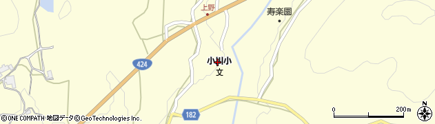 和歌山県有田郡有田川町小川610周辺の地図