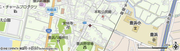 香川県観音寺市豊浜町和田浜1162周辺の地図