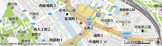 総合資格学院徳島校周辺の地図