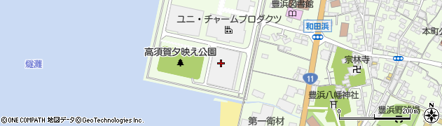 瀬戸運輸株式会社　豊浜倉庫周辺の地図