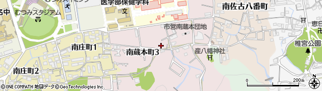 徳島県徳島市南蔵本町周辺の地図