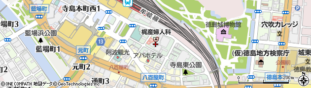徳島県徳島市寺島本町東周辺の地図