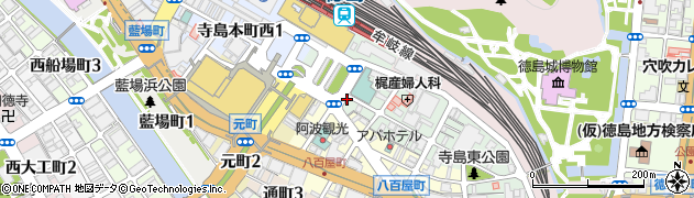 宝月堂菓子舗本店周辺の地図