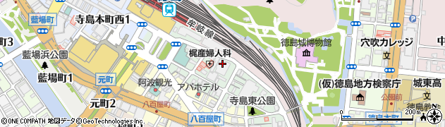 四国電力株式会社徳島支店　お引越し、電気料金・契約等に関するご用件周辺の地図