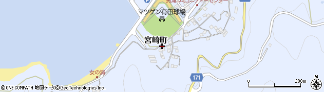和歌山県有田市宮崎町1945周辺の地図