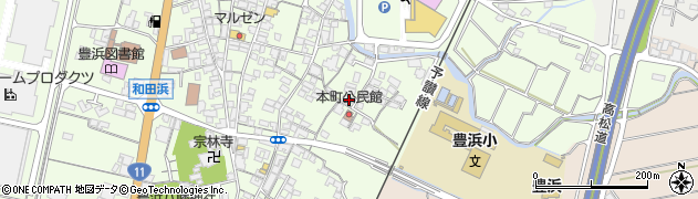 香川県観音寺市豊浜町和田浜1107周辺の地図