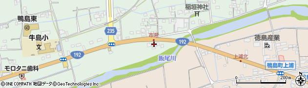 株式会社大野　鴨島営業所周辺の地図
