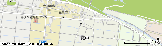 和歌山県有田郡有田川町尾中125周辺の地図